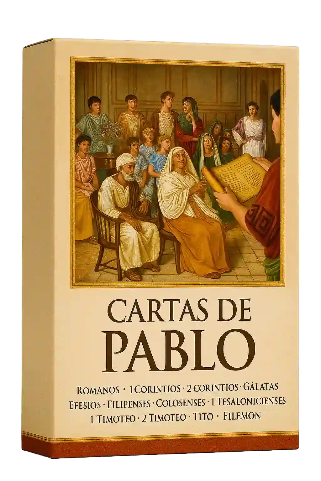 Mockup Cartas de Pablo: Justificación, Santificación, Glorificación